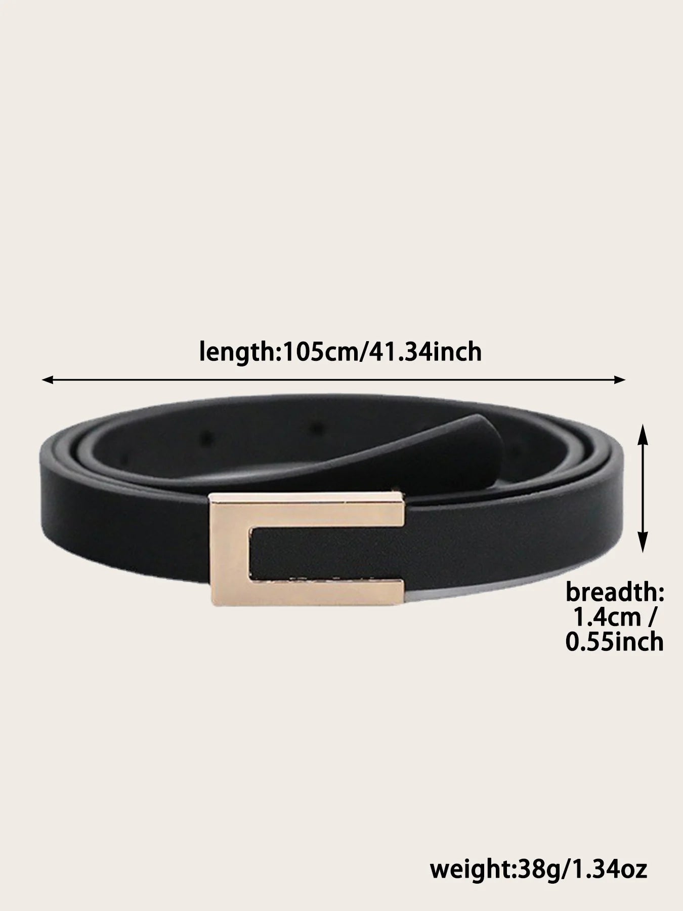 Ceinture Noire Élégante