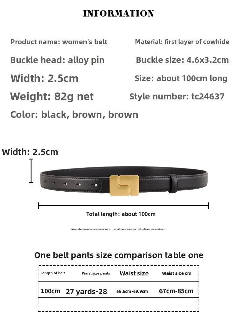 Ceinture Cuir Élégance