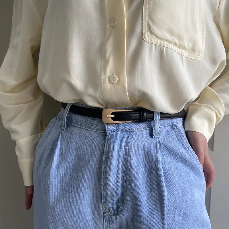 Ceinture Fine Minimaliste